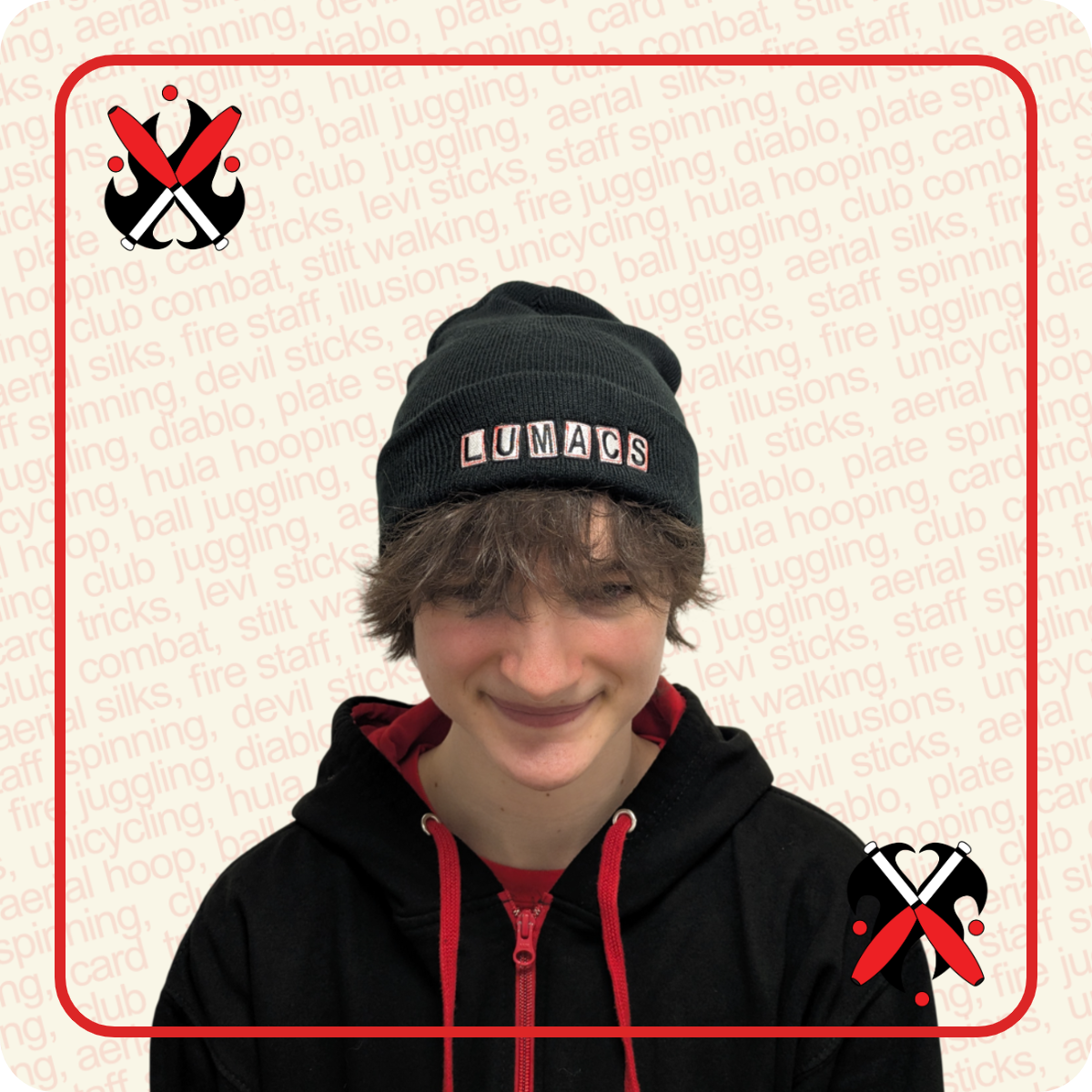 LUMACS beanie in black