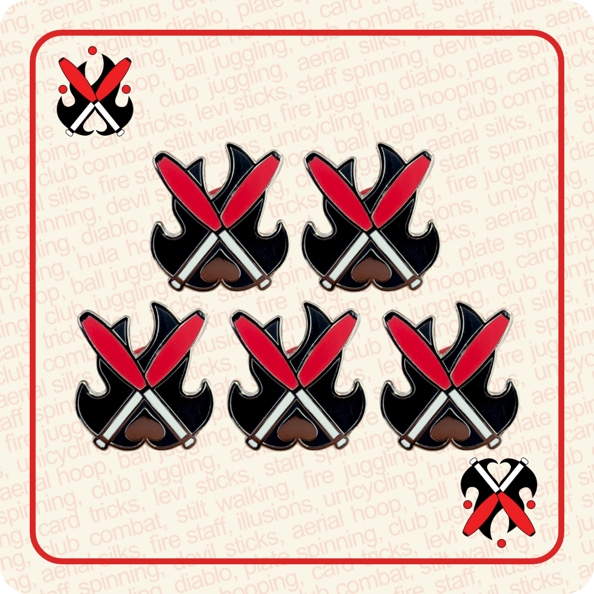LUMACS pin 5 pack