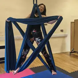 lumacs members displaying Aerial Silks